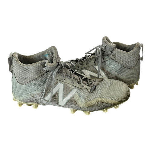 Vist Large View of Product Image Which is Used New Balance LAX Cleats Mens White Senior 13
