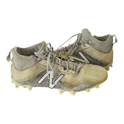 Vist Large View of Product Image Which is Used New Balance LAX Cleats Mens White Senior 13