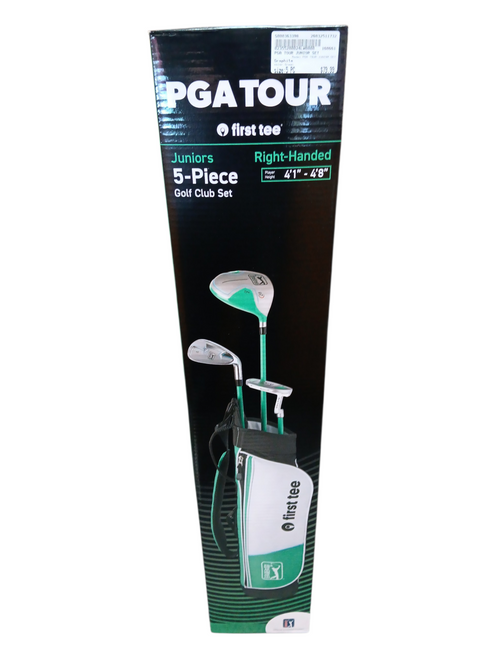 Vist Large View of Product Image Which is Used PGA TOUR JUNIOR SET Jr Package Set RH Green 5 Piece