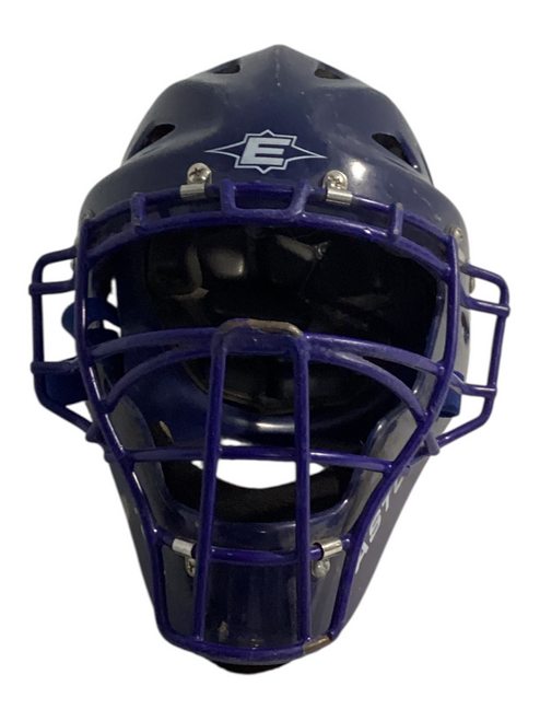 Vist Large View of Product Image Which is Used Easton CATCHERS MASK Catchers Helmet w/Mask Navy Blue One Size