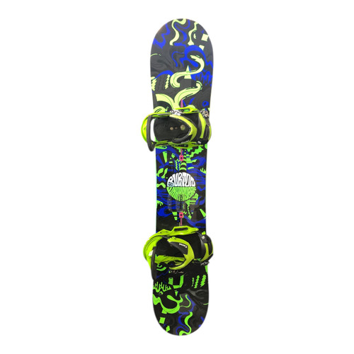 Vist Large View of Product Image Which is Used Burton WAMMYBAR Mens Board/Bindings Green 150 cm