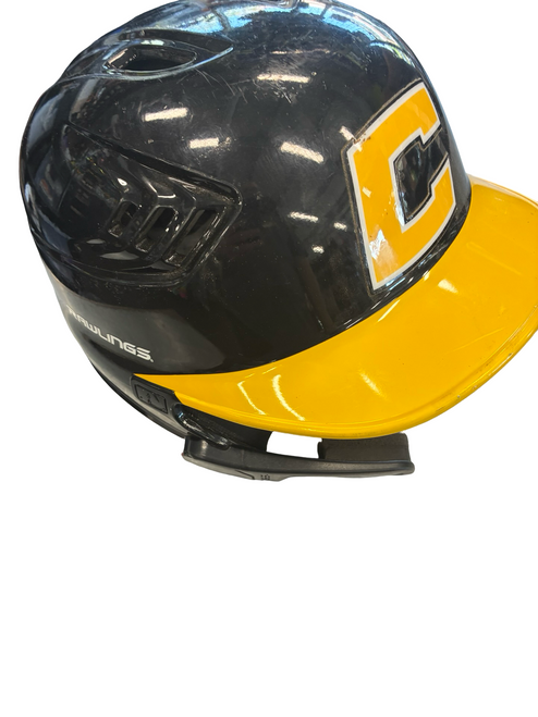 Vist Large View of Product Image Which is Used Rawlings HELMET Batting Helmet No Mask Black MD
