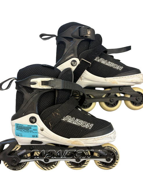Vist Large View of Product Image Which is Used PAPAISON ROLLERBLADES Senior Rec Fitness Skates Black Senior 6