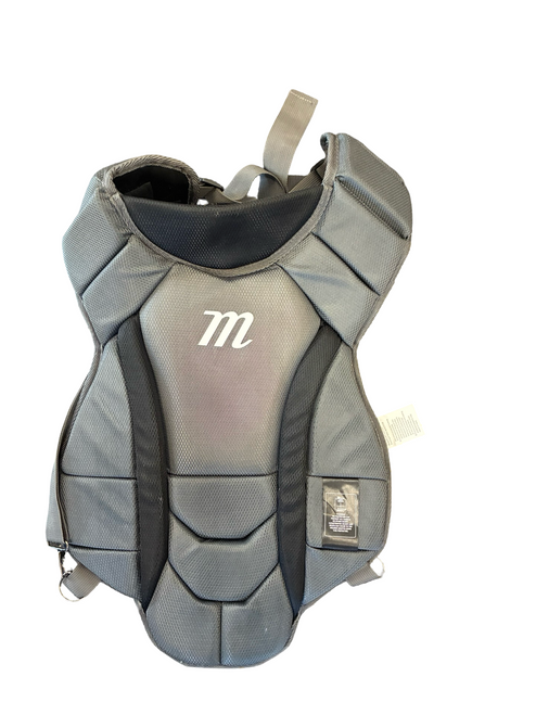 Vist Large View of Product Image Which is Used Marucci CHEST PROTECTOR Catchers Chest Protector Grey Intermed