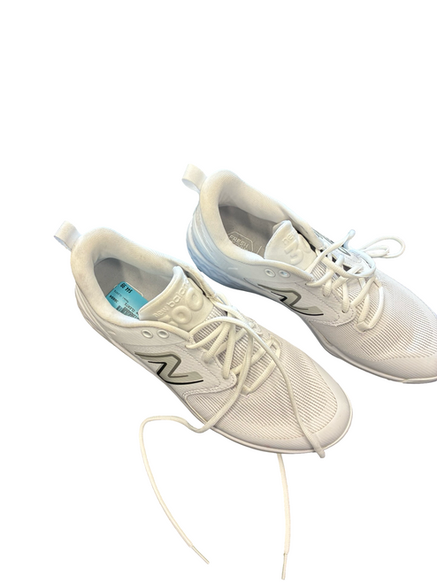 Vist Large View of Product Image Which is Used New Balance CLEATS BB/SB Cleats White Senior 9