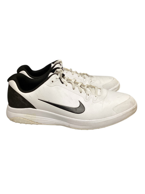 Vist Large View of Product Image Which is Used Nike Mens Golf Shoes White Senior 12