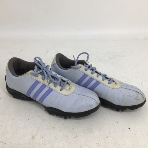 Vist Large View of Product Image Which is Used Adidas Z-TRAXION SOFT SPIKE WM 8.5 GOLF SHOE Womens Golf Shoes Carolina Blue Senior 8.5