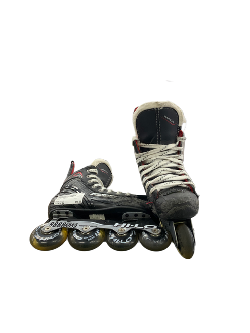 Vist Large View of Product Image Which is Used Bauer VAPOR Junior Roller Quad Skates Black Junior 02