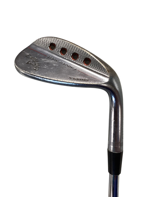Vist Large View of Product Image Which is Used Callaway MACK DADDY 4 56 Golf Wedge Mens RH 56 Degree