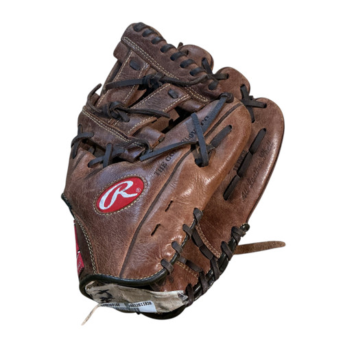 Vist Large View of Product Image Which is Used Rawlings PLAYER PREFERED GLOVE BB/SB Glove RH Throw Brown 11"