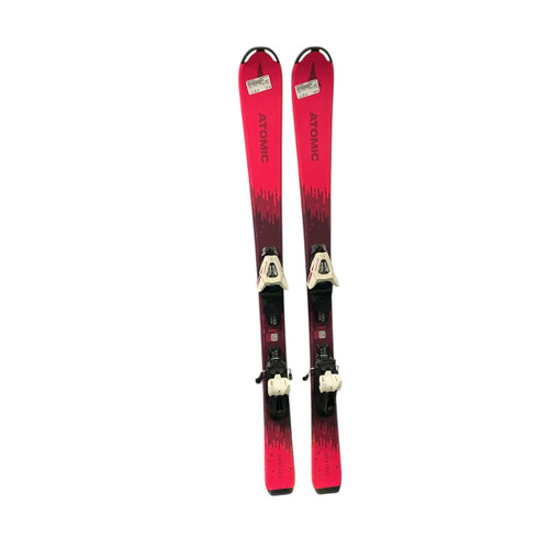 Vist Large View of Product Image Which is Used Atomic VANTAGE Girls DH Ski/Binding Pink 120 cm