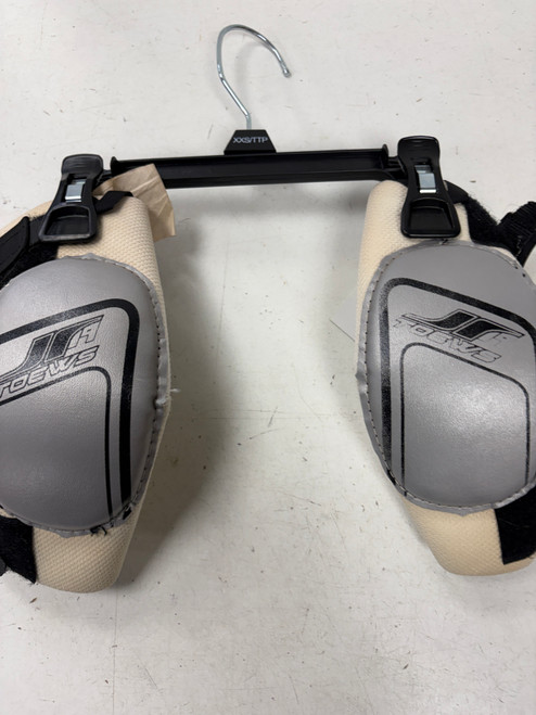 Vist Large View of Product Image Which is Used Bauer JT19 TOEWS Youth Elbow Pads LG