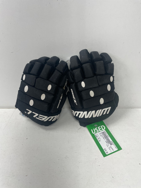 Vist Large View of Product Image Which is Used WinnWell COMP XT Youth Gloves Black 10"