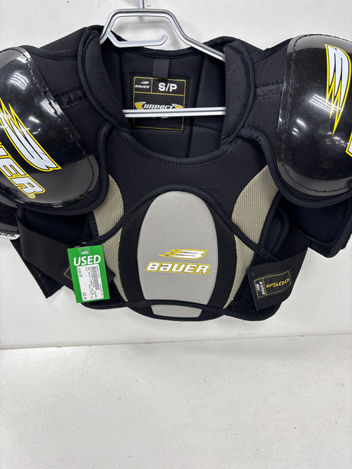 Vist Large View of Product Image Which is Used Bauer IMPACT 500 Senior Shoulder Pads SM