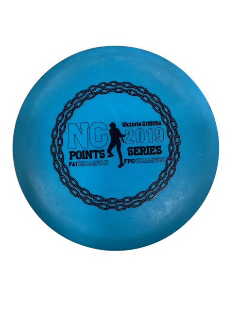 Vist Large View of Product Image Which is Used Innova DX ROC X3 Disc Golf Mid Range Royal Blue