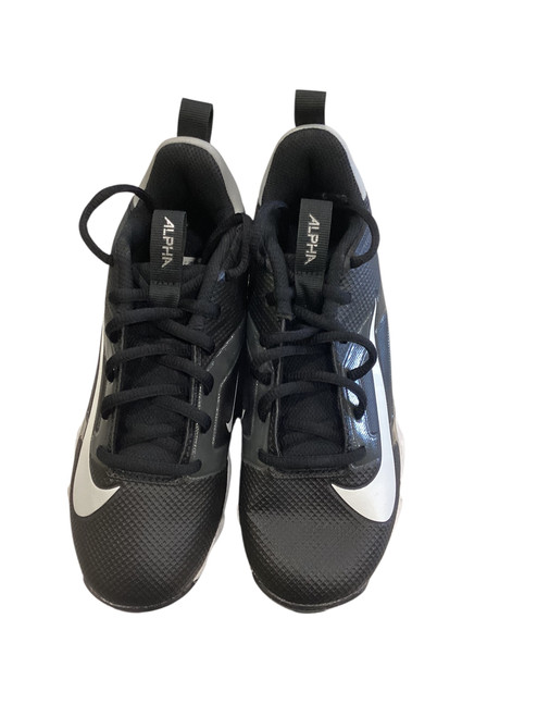 Vist Large View of Product Image Which is Used Nike ALPHA Jr FB Cleats Black Junior 02.5