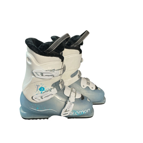 Vist Large View of Product Image Which is Used Salomon T3 Girls DH Ski Boot None 235 MP - J05.5 - W06.5