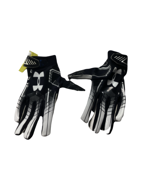 Vist Large View of Product Image Which is Used Under Armour FB Gloves Black MD
