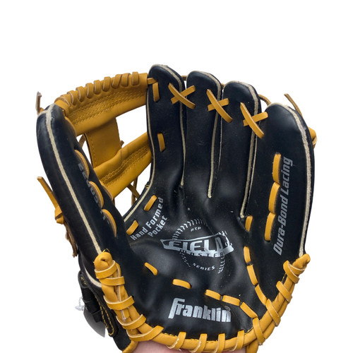 Vist Large View of Product Image Which is Used Franklin FIELD MASTER BB/SB Glove RH Throw Black 11"