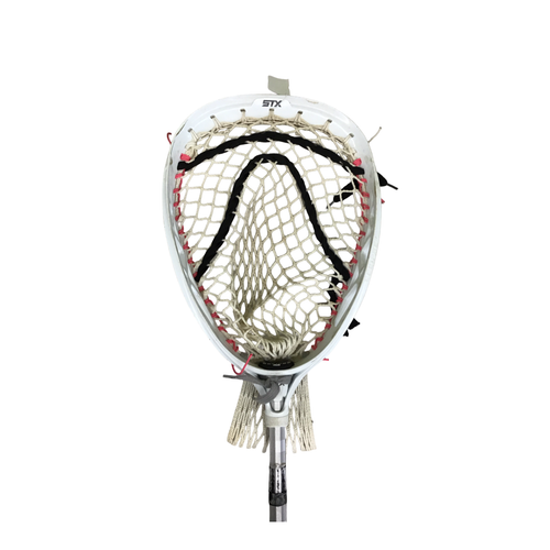 Vist Large View of Product Image Which is Used STX ECLIPSE II STRUNG Mens Goalie Stick White