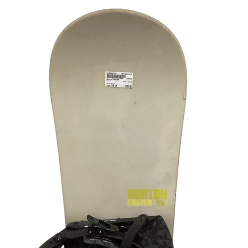 Vist Large View of Product Image Which is Used Burton CRUZER Mens Board/Bindings White 146 cm