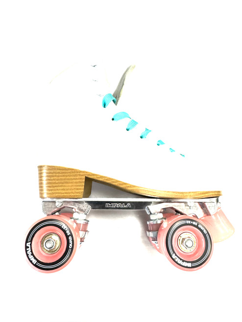 Vist Large View of Product Image Which is Used IMPALA WMS Senior Roller Quad Skates White Senior 7