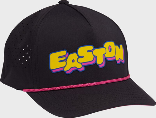 Vist Large View of Product Image Which is Easton Spring Break Rope Hat Black #E00719195