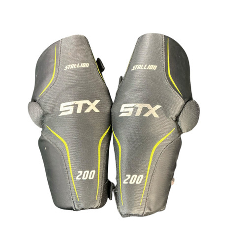 Vist Large View of Product Image Which is Used STX LG STX STALLION 200 ARMS Lacrosse Arm Pads/Guards Black LG