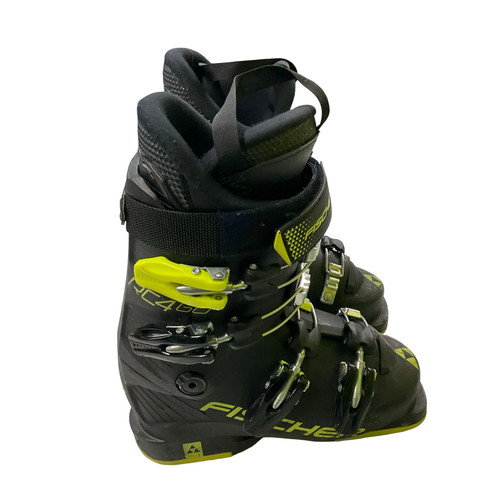 Vist Large View of Product Image Which is Used Fischer RC4 60 Boys DH Ski Boot Black 215 MP - J03