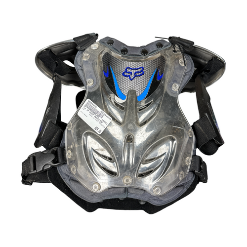 Vist Large View of Product Image Which is Used Fox JR CHEST PROTECTOR Black
