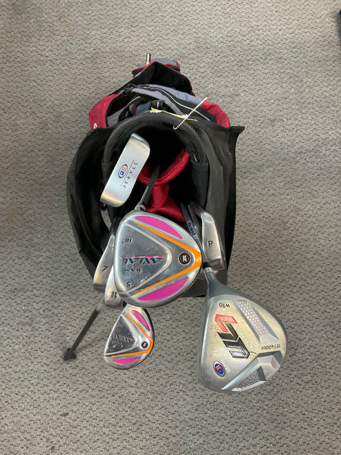 Vist Large View of Product Image Which is Used US Kids US KIDS 10 PIECE SET WT-10U Jr Club Set RH 10 Piece