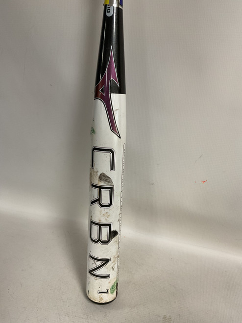 Vist Large View of Product Image Which is Used Mizuno CRBN1 340660 BB/SB Fastpitch Bat 33"