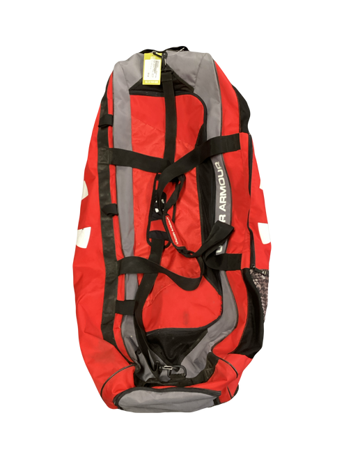 Vist Large View of Product Image Which is Used Under Armour Player Carry Bag Black And Red