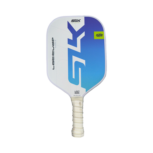 Vist Large View of Product Image Which is Used Selkirk LATITUDE MAX Pickleball Racquet White