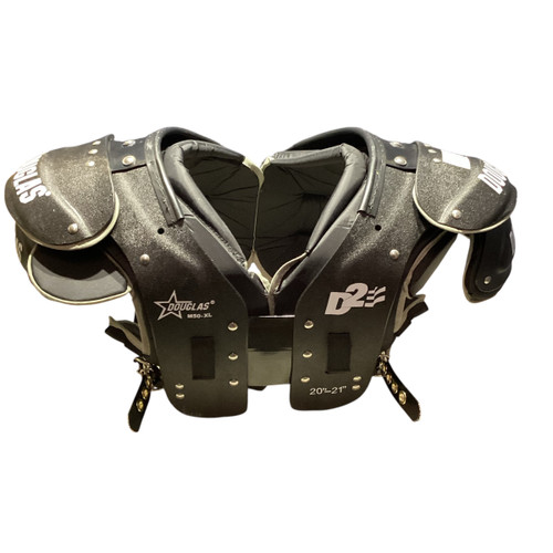 Vist Large View of Product Image Which is Used Douglas D2 FB Shoulder Pads Black XL