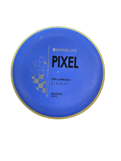 Vist Large View of Product Image Which is Used MVP PIXEL Disc Golf Putter Royal Blue