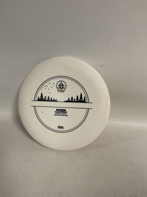 Vist Large View of Product Image Which is Used ST FIRST RUN WREN Disc Golf Putter White