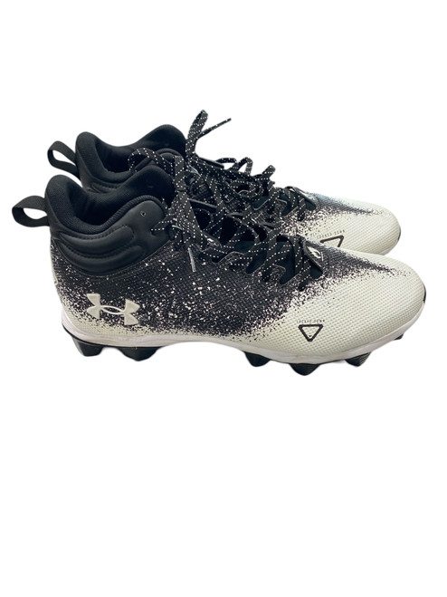 Vist Large View of Product Image Which is Used Under Armour Adult FB Cleats Black Senior 11.5