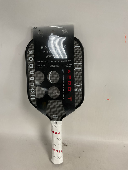 Vist Large View of Product Image Which is Used HOLBROOK AERO T PRO SERIES Pickleball Racquet Grey