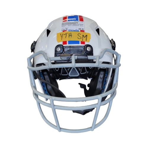 Vist Large View of Product Image Which is Used Schutt YOUTH VENGANCE A11 HELMET FB Helmet White SM