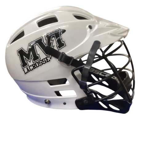 Vist Large View of Product Image Which is Used Cascade CPV Lacrosse Helmet White M/L