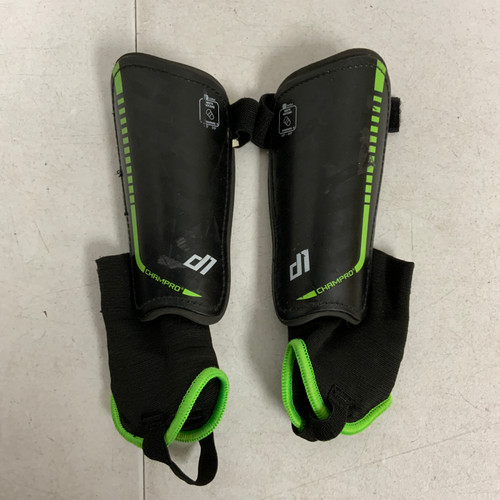 Vist Large View of Product Image Which is Used Champro Soccer Shin Guards Junior Black Junior