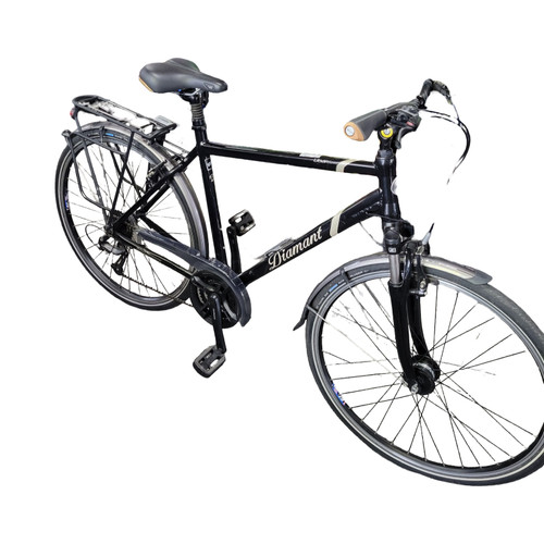 Vist Large View of Product Image Which is Used DIAMANT UBARI HYBRID COMMUTER BIKE Hybrid/City Bike Mens Black 54-55cm - MD Frame