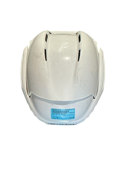Vist Large View of Product Image Which is Used CCM WHITE HELMET Helmet Cage Combo White One Size