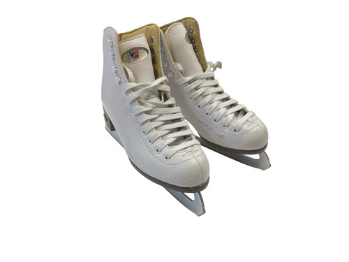 Vist Large View of Product Image Which is Used Riedell 110W WomensFigure Skate White Senior 5