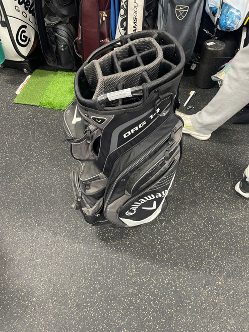 Vist Large View of Product Image Which is Used Callaway ORG 14 Mens Cart Bag Black