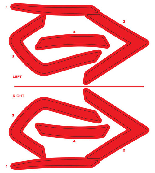 Vist Large View of Product Image Which is Easton Z50 Helmet Decal