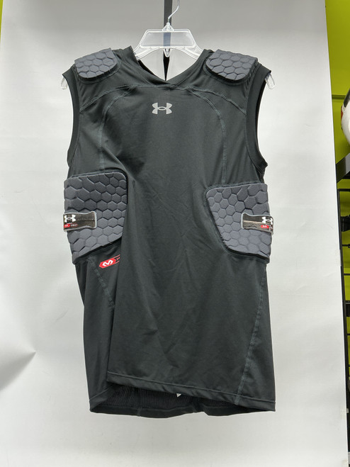 Vist Large View of Product Image Which is Used Under Armour HEX PADDED SLEEVELESS FB Top Adult Black LG