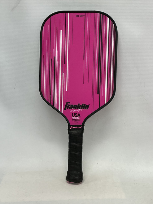Vist Large View of Product Image Which is Used Franklin SIGNATURE Pickleball Racquet Pink