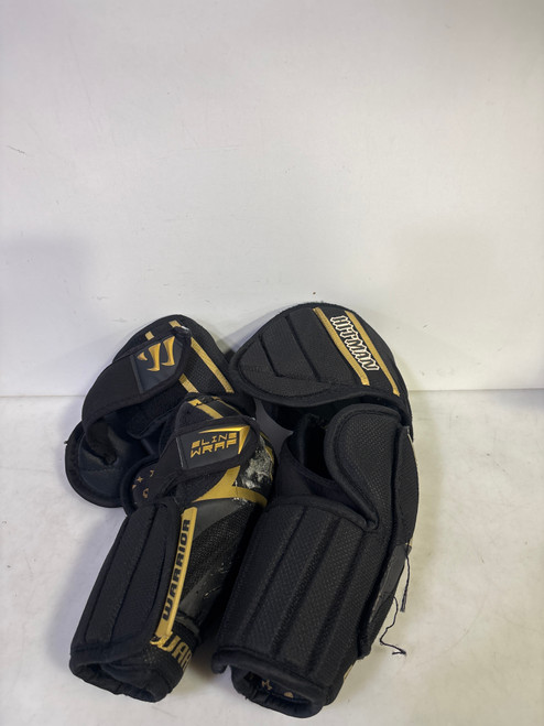 Vist Large View of Product Image Which is Used Warrior HITMAN Lacrosse Arm Pads/Guards Black SM